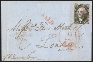 Sale 1285, Lot 2001, Postmasters' Provisionals, 1847 Issue