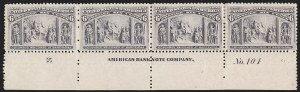 Sale 1285, Lot 2071, 1870-88 Bank Note Issues thru Pan-American Issue