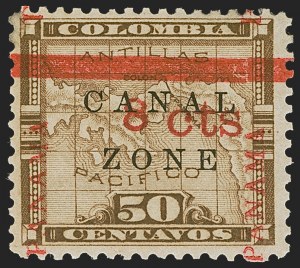 Sale 1285, Lot 2325, Canal Zone