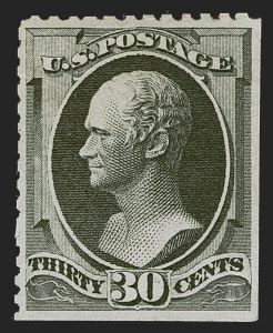 Sale 1288, Lot 117, 1875 Continental Bank Note Co. Hard Paper Special Printing (Scott 167-181)