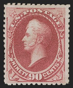 Sale 1288, Lot 118, 1875 Continental Bank Note Co. Hard Paper Special Printing (Scott 167-181)