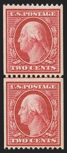Sale 1288, Lot 174, 1908-10 Washington-Franklin Issues (Scott 349-356)