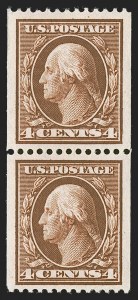 Sale 1288, Lot 175, 1908-10 Washington-Franklin Issues (Scott 349-356)
