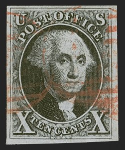 Sale 1288, Lot 2, 1847 Issue and Reproduction (Scott 1-4)