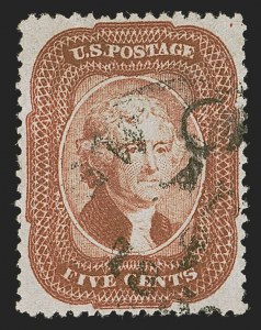 Sale 1288, Lot 21, 1857-60 Issue (Scott 18-39)