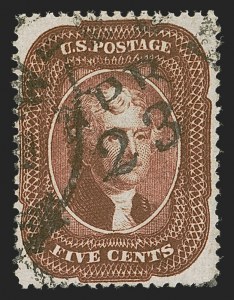 Sale 1288, Lot 22, 1857-60 Issue (Scott 18-39)