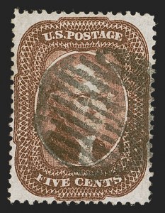 Sale 1288, Lot 24, 1857-60 Issue (Scott 18-39)