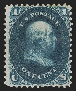 Sale 1288, Lot 38, 1861 First Designs and Colors (Scott 55-62)