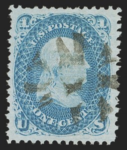 Sale 1288, Lot 62, 1867-68 Grilled Issue (Scott 79-101)