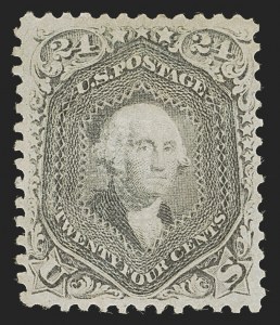 Sale 1288, Lot 67, 1867-68 Grilled Issue (Scott 79-101)