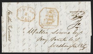 Sale 1289, Lot 507, Ship Letters, including Hawaiian Missionary