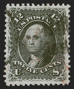 Sale 1289, Lot 593, 1867-68 Grilled Issue