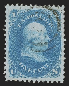 Sale 1289, Lot 594, 1867-68 Grilled Issue