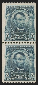 Sale 1289, Lot 656, 1902-08 Issue, Vending and Affixing Machine Perforations