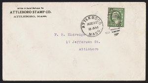 Sale 1289, Lot 659, 1902-08 Issue, Vending and Affixing Machine Perforations