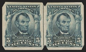 Sale 1289, Lot 662, 1902-08 Issue, Vending and Affixing Machine Perforations