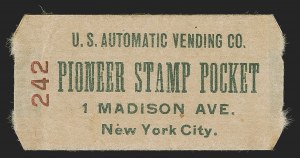 Sale 1289, Lot 664, 1902-08 Issue, Vending and Affixing Machine Perforations