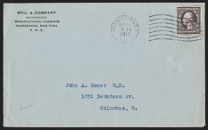 Sale 1289, Lot 671, Washington-Franklin and Other Issues, including Upright Jenny