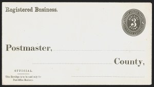 Sale 1289, Lot 736, Postal Stationery, including Further Selections from the Porter W. Venn II Collection