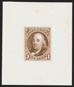 Sale 1290, Lot 1008, Essays, Proofs and Specimens