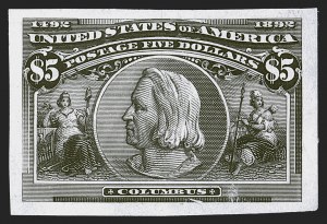 Sale 1290, Lot 1027, Essays, Proofs and Specimens