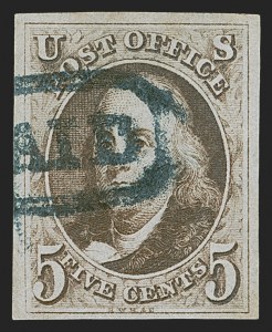 Sale 1290, Lot 1048, 1847 Issue and Reproduction (Scott 1-4)