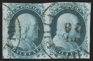 Sale 1290, Lot 1071, 1851-56 Issue (Scott 5-17)