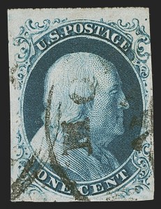 Sale 1290, Lot 1073, 1851-56 Issue (Scott 5-17)