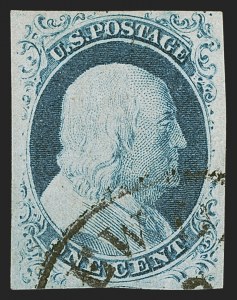 Sale 1290, Lot 1079, 1851-56 Issue (Scott 5-17)