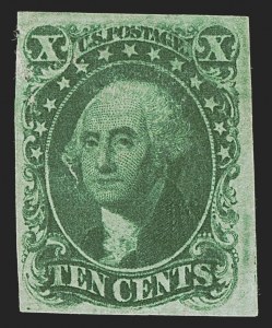 Sale 1290, Lot 1086, 1851-56 Issue (Scott 5-17)