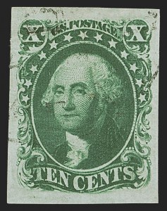 Sale 1290, Lot 1091, 1851-56 Issue (Scott 5-17)