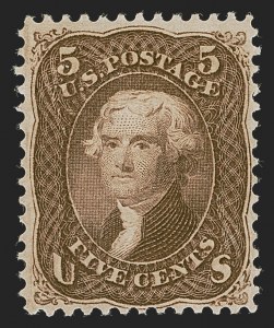 Sale 1290, Lot 1189, 1867-68 Grilled Issue (Scott 79-101)