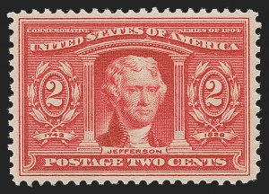 Sale 1290, Lot 1372, 1904 Louisiana Purchase, 1907 Jametown Issues (Scott 323-330)