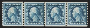 Sale 1290, Lot 1392, 1908-10 Washington-Franklin Issues (Scott 331-356)