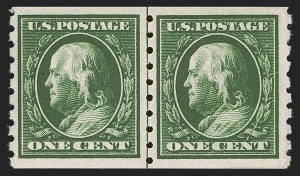 Sale 1290, Lot 1421, 1910-13 Washington-Franklin Issue (Scott 374-396)