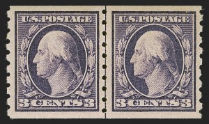 Sale 1290, Lot 1424, 1910-13 Washington-Franklin Issue (Scott 374-396)