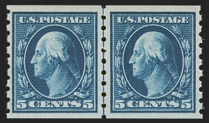 Sale 1290, Lot 1427, 1910-13 Washington-Franklin Issue (Scott 374-396)