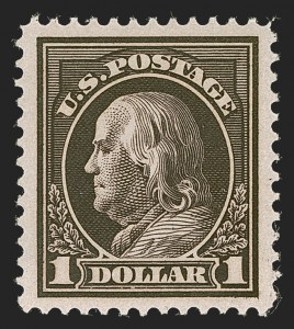 Sale 1290, Lot 1447, 1912-15 Washington-Franklin Issue (Scott 405-461)