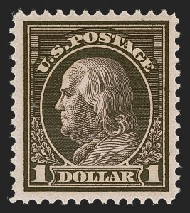 Sale 1290, Lot 1448, 1912-15 Washington-Franklin Issue (Scott 405-461)
