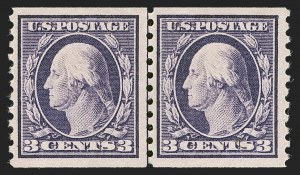 Sale 1290, Lot 1454, 1912-15 Washington-Franklin Issue (Scott 405-461)