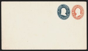 Sale 1290, Lot 1624, Postal Stationery from the Venn Estate, 1853 thru 1874 Issues