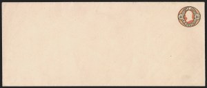 Sale 1290, Lot 1628, Postal Stationery from the Venn Estate, 1853 thru 1874 Issues