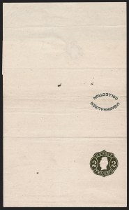 Sale 1290, Lot 1629, Postal Stationery from the Venn Estate, 1853 thru 1874 Issues