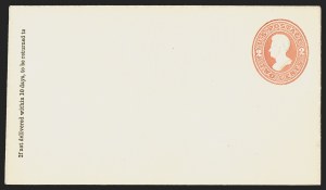 Sale 1290, Lot 1643, Postal Stationery, 1876 Centennial Special Printings, 1c-3c values
