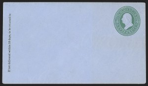 Sale 1290, Lot 1668, Postal Stationery, 1876 Centennial Special Printings, 1c-3c values