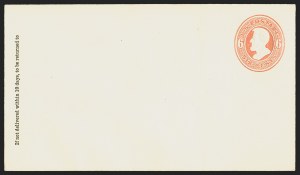 Sale 1290, Lot 1681, Postal Stationery, 1876 Centennial Special Printings, 5c-90c values
