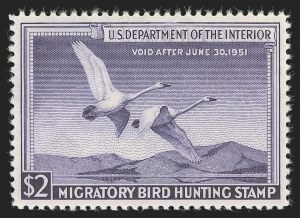 Sale 1290, Lot 1774, Hunting Permits, the "Lifemates" #1 P.S.E. Set Registry