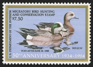 Sale 1290, Lot 1800, Hunting Permits, the "Lifemates" #1 P.S.E. Set Registry