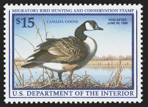 Sale 1290, Lot 1806, Hunting Permits, the "Lifemates" #1 P.S.E. Set Registry