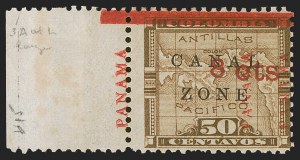 Sale 1290, Lot 1821, U.S. Possessions, Canal Zone